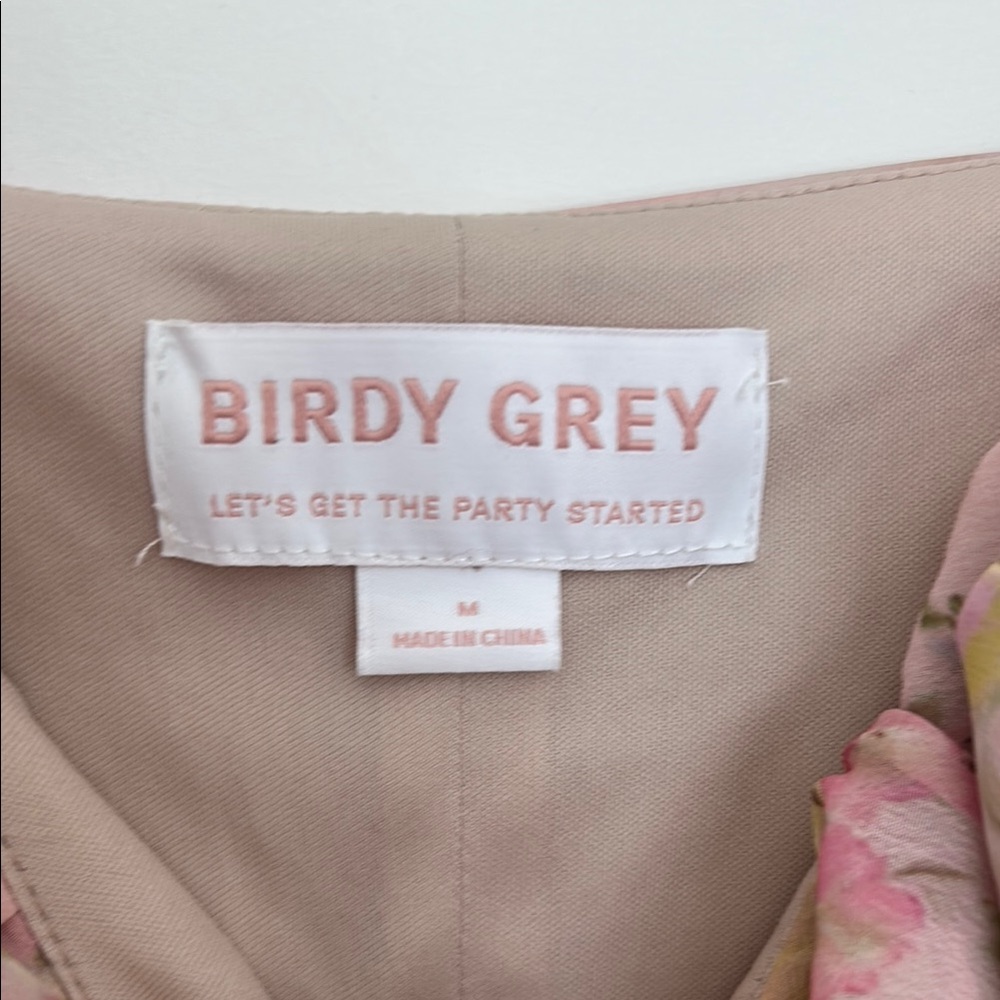 Birdy Grey Ginny Dress in Chiffon Vintage Pink Floral - Picture 6 of 6